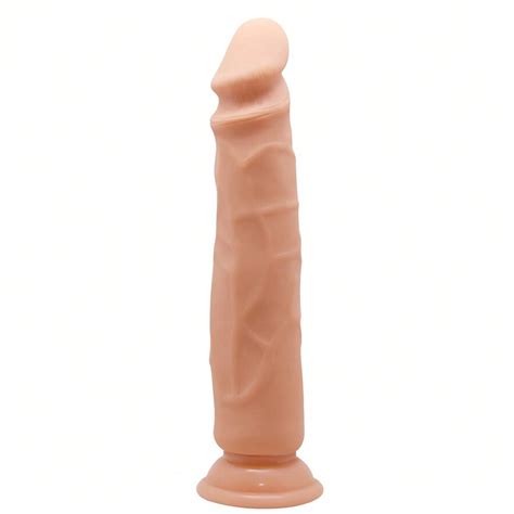 1 Pieza Dildo Realista Pene Doblable De 25 Cm De Largo Con Ventosa