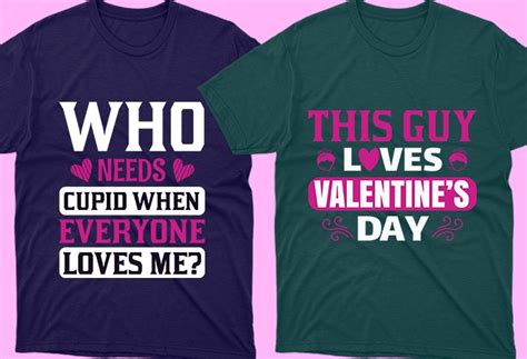 50 Editable Valentines Day T Shirt Designs Bundle Buy T Shirt Designs