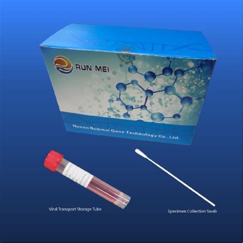 Sterile Flocked Throat Forensic Swab Kit Medical Disposable Virus