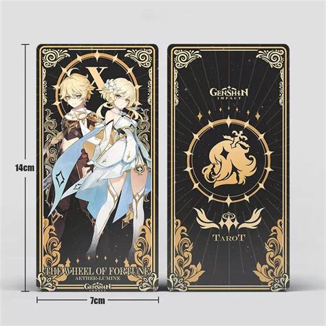 เซ็ตสำรับไพ่ทาโรต์ Genshin Impact Tarot Card Set 22 ใบ ไม่ซ้ำแบบ สำหรับสะสม