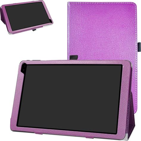 Amazon Barnes Noble Nook Tablet 10 Case Bige PU Leather Folio 2