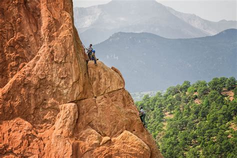 Rock Climbing at Garden of the Gods in Colorado Springs