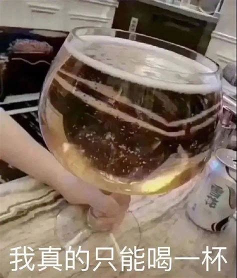 表情包 我真的只能喝一杯 拿图点赞、吱声~