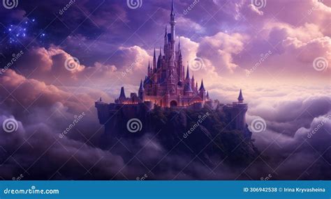 Castle in the Clouds Wallpaper, Stock Photo - Image of palace ...