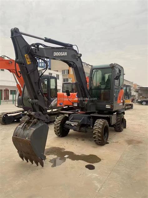 Doosan Dx Mini Wheel Excavator For Sale Provided Korea Good