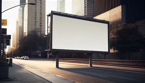 Maqueta De Cartelera Al Aire Libre Cartel De Publicidad Al Aire Libre