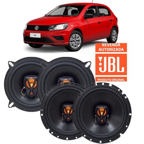 Kit Alto Falante Gol G Original Jbl W Dianteiro E Traseiro