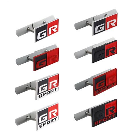 LAIFU Sieece GR SPORT GR Metal Car Front Grill Emblem Auto Side Rear