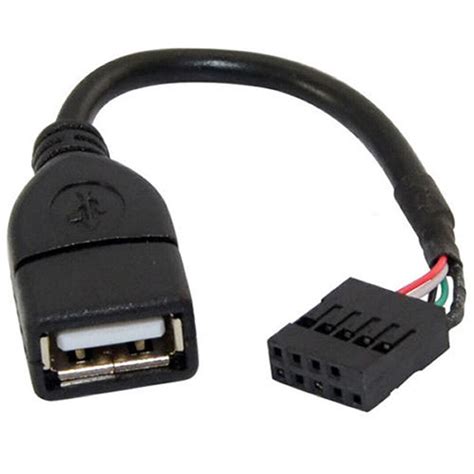 15cm Usb 20 A Female To Dupont 9 Pin Female Header Motherboard Cable Cord Ebay