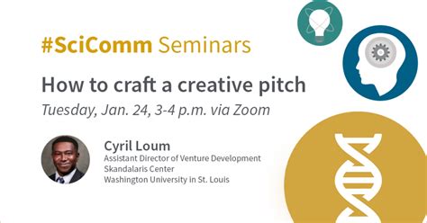 How To Craft A Creative Pitch Scicomm Banner Becker Medical Library