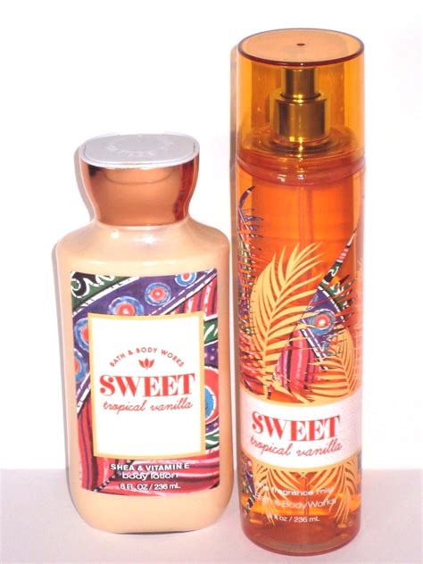 Bath And Body Works Sweet Tropical Vanilla Bath And Body Works Perfume Bath N Body Works