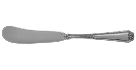 Louis Xiv Sterling No Monograms Flat Handle Butter Spreader By