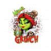 Leopard Red Christmas Mama Grinch PNG