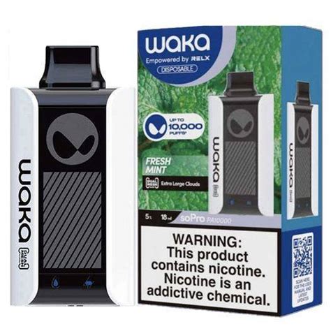 Original Waka Sopro PA10000 Disposable Vape 10000 Puffs With Dual Mesh