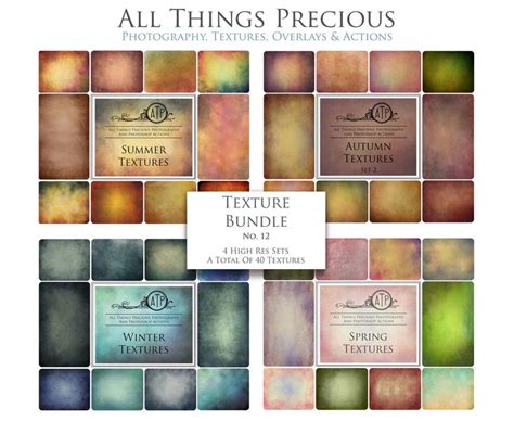 40 Fine Art Texture Bundle No 12 Digital Photography Scrapbooking