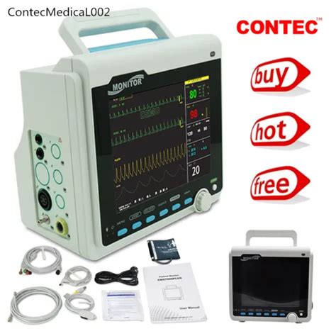 Moniteur De Surveillance Des Signes Vitaux Ecg Nibp Spo Resp Temp Pr