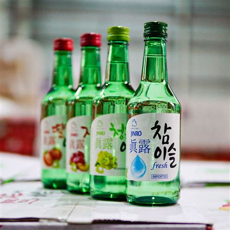 韩国原瓶 真露果味烧酒青葡萄李子草莓新竹炭西柚360ml20瓶 阿里巴巴