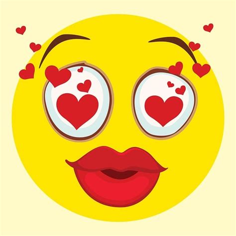 Kostenlose Illustration: Smiley, Emoticon, Lustig, Verliebt ...