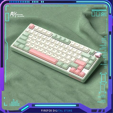 Rk R Teclado Mec Nico Sem Fio Para Jogos Pc Hot Swappable Win Mac