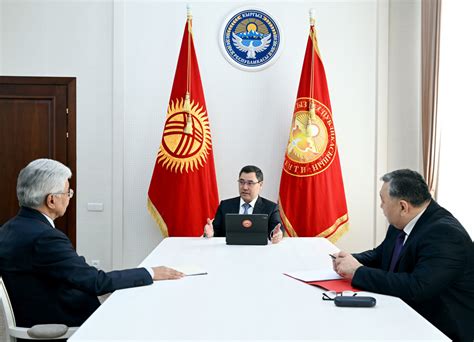 The President Of The Kyrgyz Republic Sadyr Japarov Met With The Csto