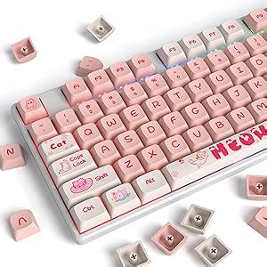 Amazon Guffercty Kred Keycaps Xda Profile Pbt Keyboard Key