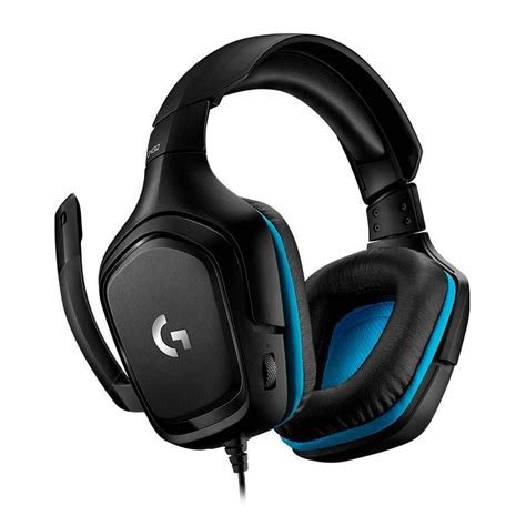 Headset Gamer Logitech G Surround Multiplataforma Preto Azul