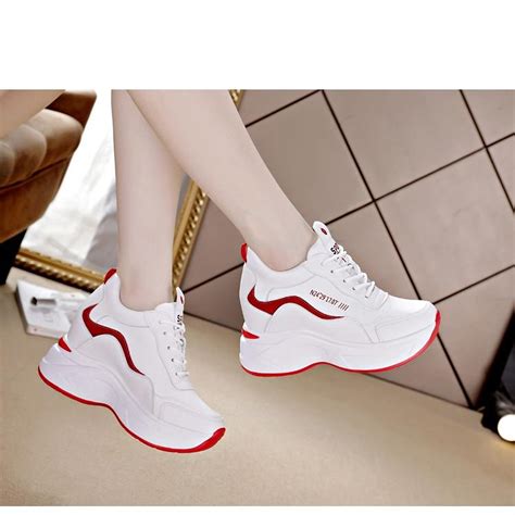 Mua Giày thể thao nữ độn đế sneaker độn đế loại cao cấp 8 5cm tôn