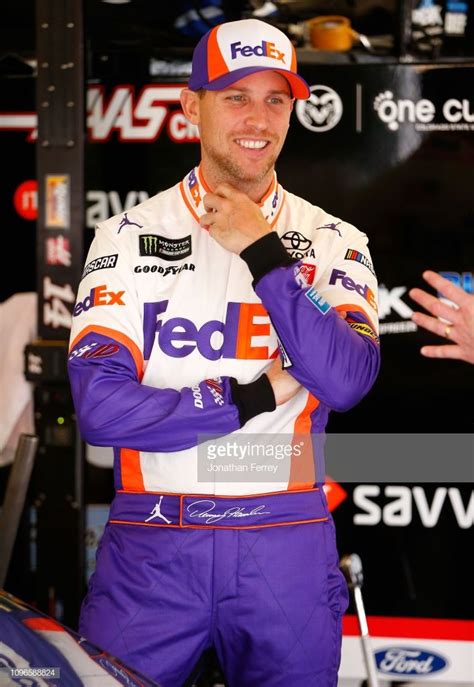 Denny Hamlin In Action