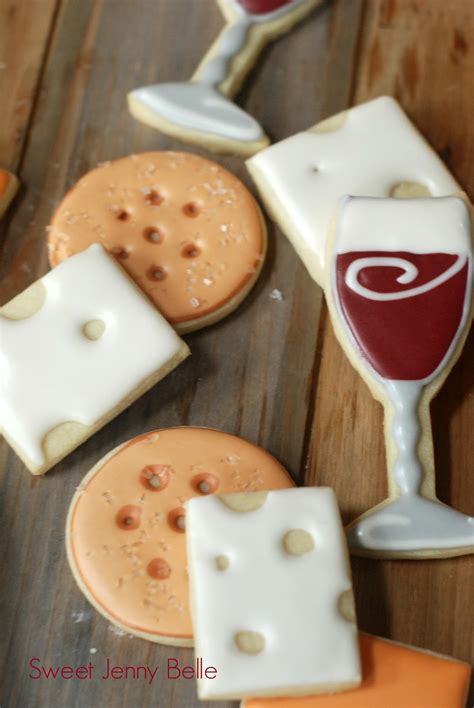 Wine And Cheese Cookies Sweet Jenny Belle Easy Sugar Cookie