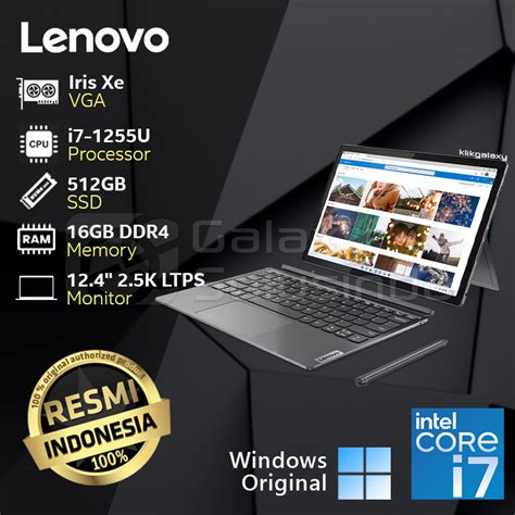 Jual Lenovo Ideapad Duet Iau Fid Core I U Gb Ssd Gb