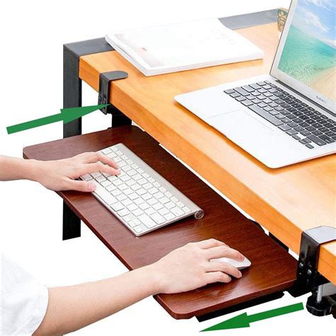 Buy Fuzadel Ergonomic Keyboard Tray Clamp Desk Extender Slides Keyboard