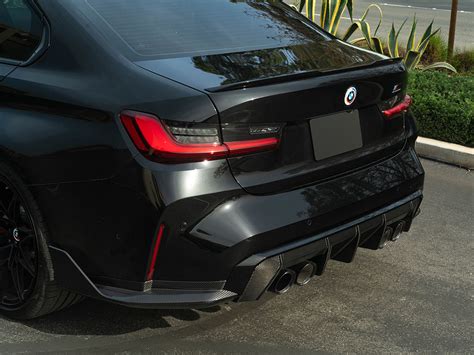 Aggressive Styling Rw Carbon S Type Carbon Fiber Diffuser For Bmw