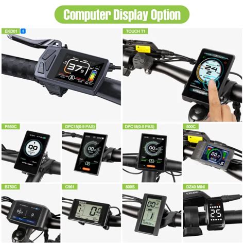 Electric Bike Multi Display Ekd P Ml C For Bafang Bbs Hd Mid