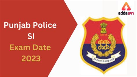 Punjab Police Si Pmtpst Date 2023 Out Official Notice