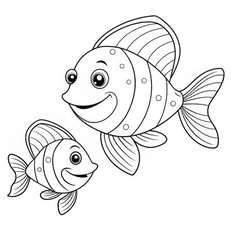 3000 Traceable Fish Drawing Pictures