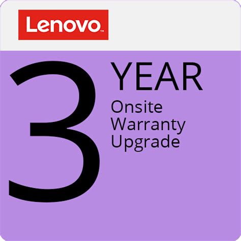 Lenovo 3 Year Onsite Warranty Upgrade 5WS0K18164 B H Photo Video