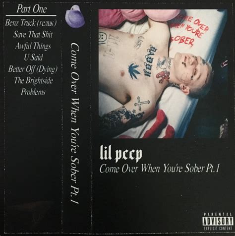 Lil Peep Come Over When You Re Sober Pt 1 2018 Cassette Discogs