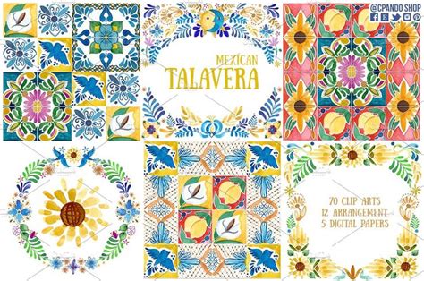 Talavera Mexican Fiesta Clipart Clip Art Mexican Fiesta Birthday