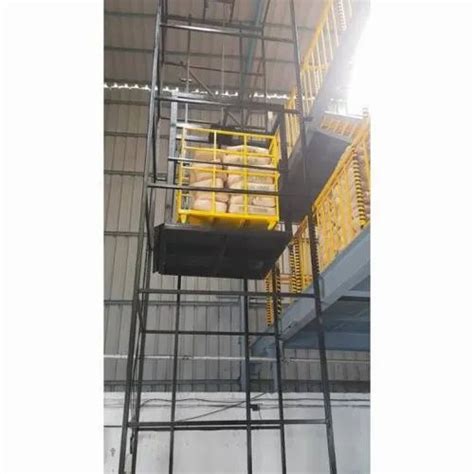 Hv Engineering Ms Goods Lift With Trolley Capacity Ton Maximum