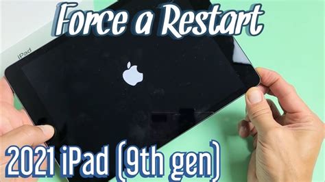 2021 Ipad 9th Gen How To Force A Restart Forced Restart Youtube