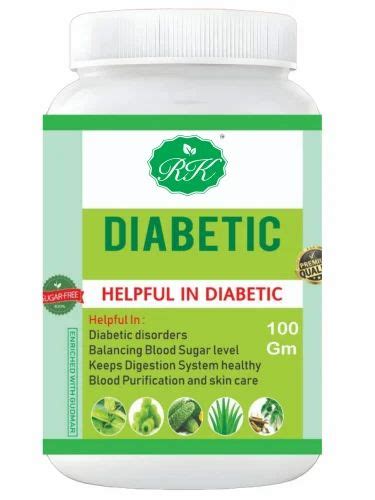 Diabetes Powder For Diabetic Control 100 Gm At Rs 130 Piece In Jaipur