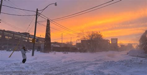 Toronto snow day from hell ends with a stunning sunset (PHOTOS) | News