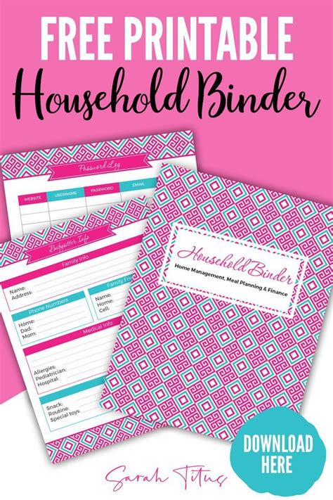 Life Binder Printables