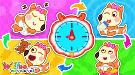 Wolfoo Y El Reloj Mágico Hickory Dickory Dock Canción Infantil