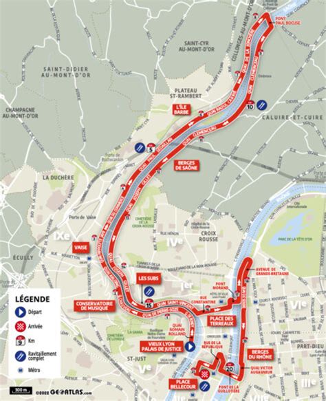 Les Quatre Parcours Du Run In Lyon D Voil S