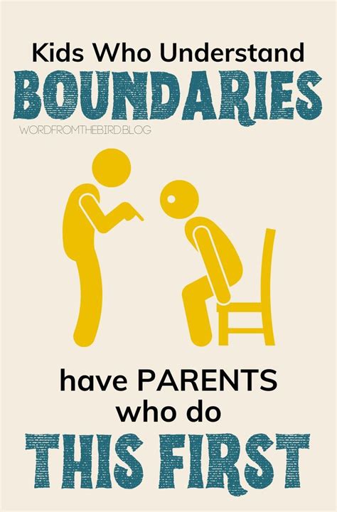 How To Set Healthy Boundaries For Children Word From The Bird