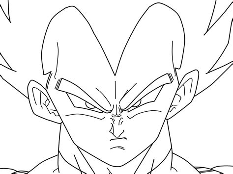 Majin Vegeta Dragon Ball Vegeta Dibujo Dibujos Dibujo De Goku Dibujos De Colorear