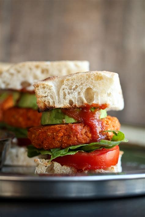 Vegan Sweet Potato Chickpea Burgers