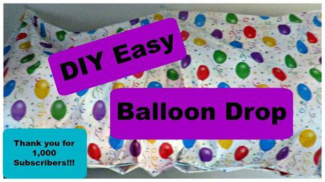 Surprise How To Create An Epic Balloon Drop For 1000 Subscribers Youtube