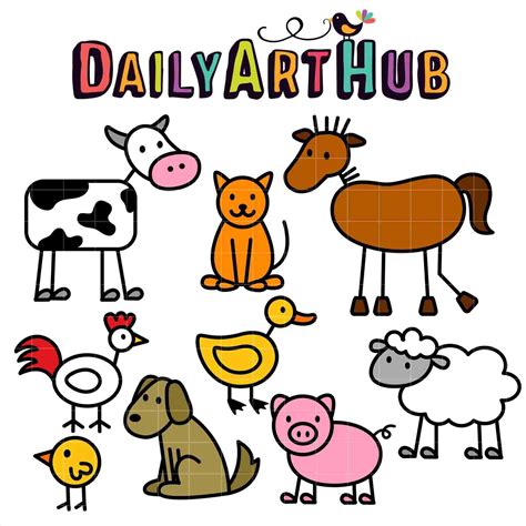 How To Draw A Easy Farm Animal – Warehouse of Ideas